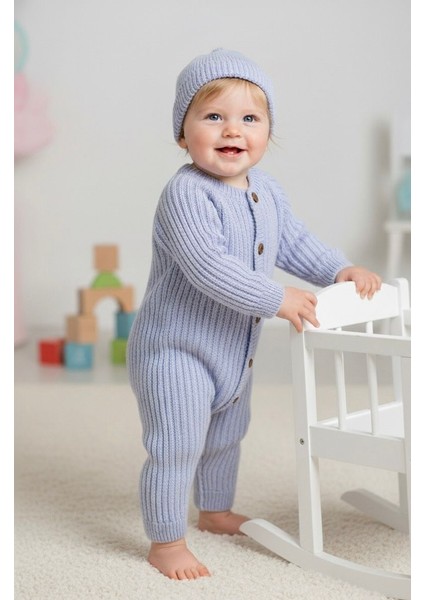 Yumuşak Örgü Yenidoğan Takımı (Tulum + Bere) fiyatları