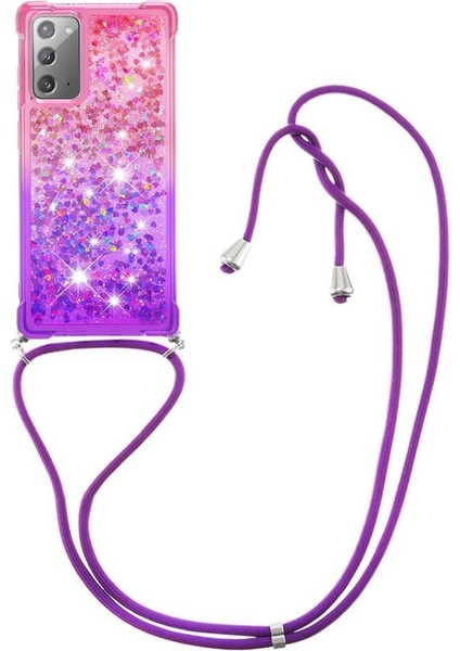 Samsung Galaxy Note 20 Degrade Renk Telefon Kılıfı Için Quicksand Telefon Kılıfı (Yurt Dışından)