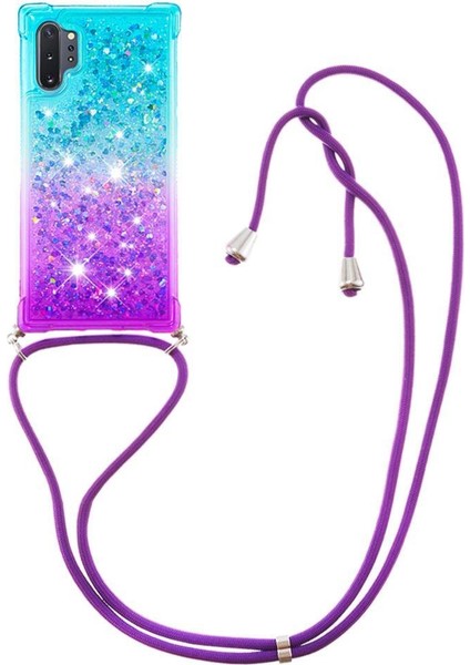 Samsung Galaxy Note 10 Plus Ayarlanabilir Boyun Kılıfı Için Quicksand Telefon Kılıfı (Yurt Dışından)