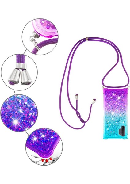 Samsung Galaxy Note 10 Plus Ayarlanabilir Boyun Kılıfı Için Quicksand Telefon Kılıfı (Yurt Dışından) fiyatları