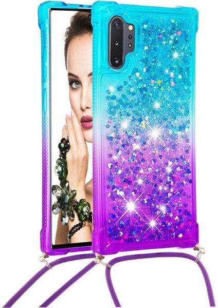 Samsung Galaxy Note 10 Plus Ayarlanabilir Boyun Kılıfı Için Quicksand Telefon Kılıfı (Yurt Dışından) indirimleri