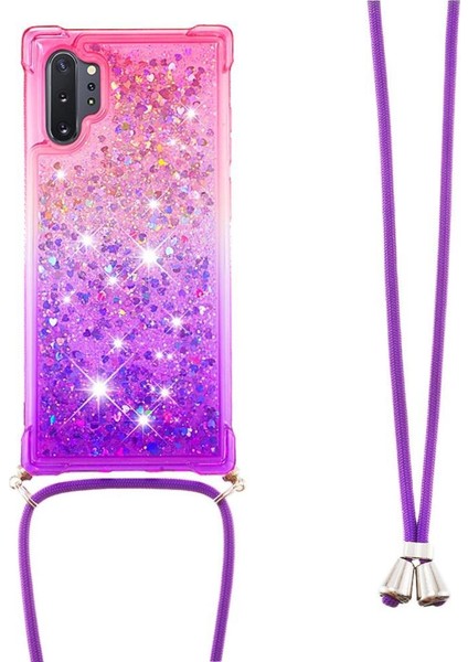 Samsung Galaxy Note 10 Plus Ayarlanabilir Boyun Kılıfı Için Quicksand Telefon Kılıfı (Yurt Dışından)