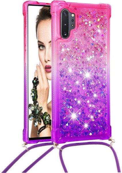 Samsung Galaxy Note 10 Plus Ayarlanabilir Boyun Kılıfı Için Quicksand Telefon Kılıfı (Yurt Dışından) modelleri