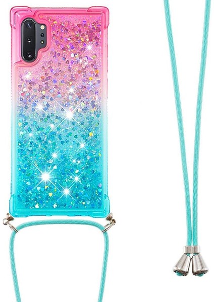 Samsung Galaxy Note 10 Plus Ayarlanabilir Boyun Kılıfı Için Quicksand Telefon Kılıfı (Yurt Dışından)