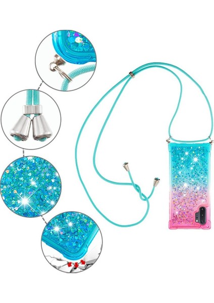 Samsung Galaxy Note 10 Plus Ayarlanabilir Boyun Kılıfı Için Quicksand Telefon Kılıfı (Yurt Dışından) modelleri