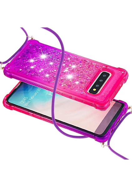 Samsung Galaxy S10 Ayarlanabilir Boyun Kordon Rengi Için Quicksand Telefon Kılıfı (Yurt Dışından) fırsatları