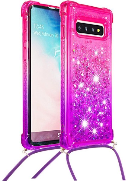 Samsung Galaxy S10 Ayarlanabilir Boyun Kordon Rengi Için Quicksand Telefon Kılıfı (Yurt Dışından) indirimleri