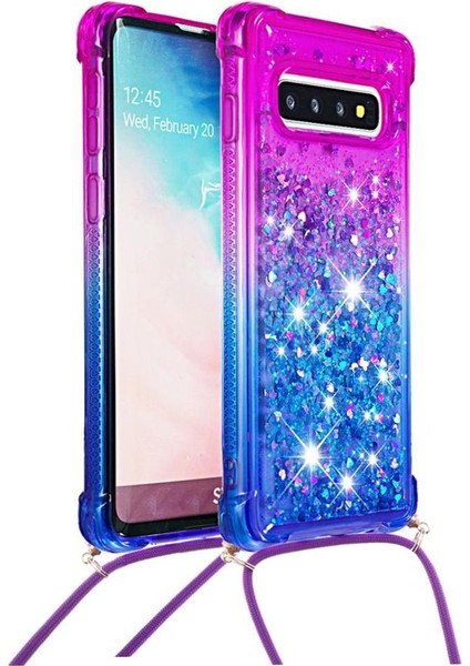 Samsung Galaxy S10 Ayarlanabilir Boyun Kordon Rengi Için Quicksand Telefon Kılıfı (Yurt Dışından) modelleri