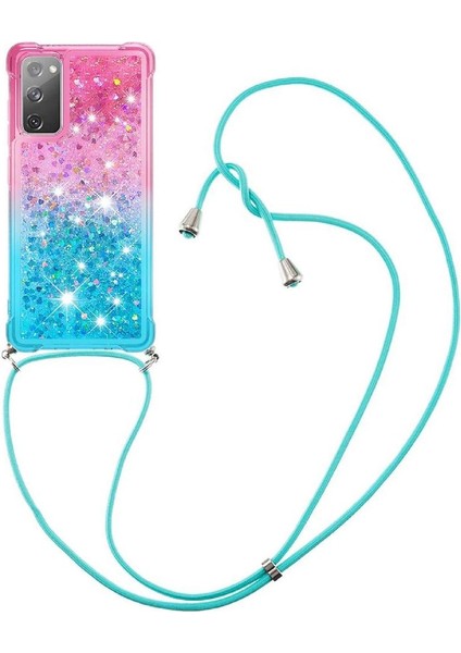 Ayrılıkçı Emniyet Klipsi ile Samsung Galaxy S20 Fe Için Quicksand Telefon Kılıfı (Yurt Dışından)