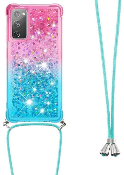 Ayrılıkçı Emniyet Klipsi ile Samsung Galaxy S20 Fe Için Quicksand Telefon Kılıfı (Yurt Dışından) modelleri