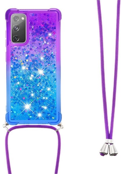 Ayrılıkçı Emniyet Klipsi ile Samsung Galaxy S20 Fe Için Quicksand Telefon Kılıfı (Yurt Dışından)