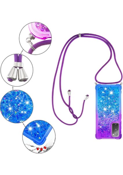 Ayrılıkçı Emniyet Klipsi ile Samsung Galaxy S20 Fe Için Quicksand Telefon Kılıfı (Yurt Dışından) modelleri