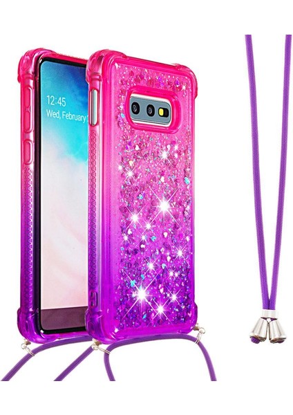 Ayrılıkçı Emniyet Klipsi ile Samsung Galaxy S10E Için Quicksand Telefon Kılıfı (Yurt Dışından) modelleri