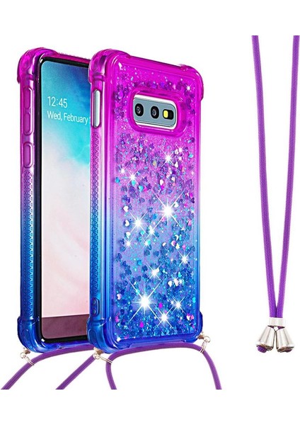 Ayrılıkçı Emniyet Klipsi ile Samsung Galaxy S10E Için Quicksand Telefon Kılıfı (Yurt Dışından) modelleri