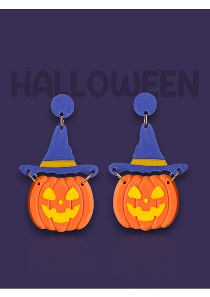 Halloween Cadılar Bayramı Bal Kabağı Özel Tasarım Küpe (Pumpkin) fiyatları