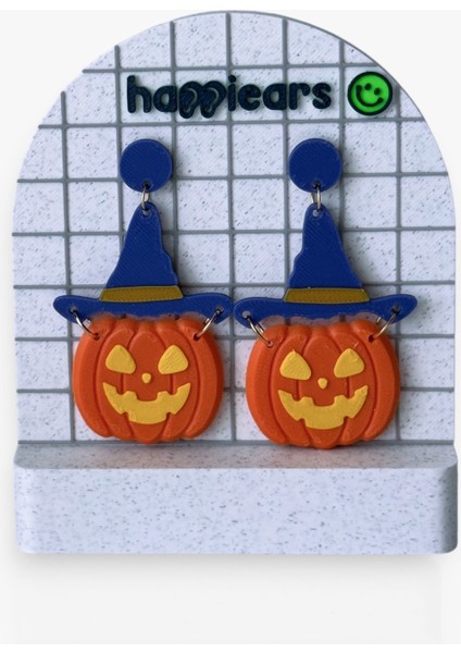Halloween Cadılar Bayramı Bal Kabağı Özel Tasarım Küpe (Pumpkin) modelleri