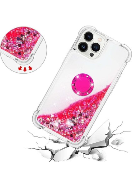 Halka Kickstand Köpüklü IPhone 14 Pro Için Telefon Kılıfı (Yurt Dışından) modelleri