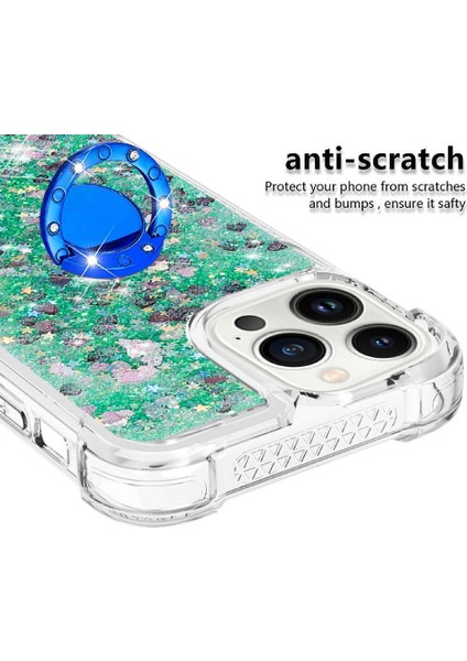 Halka Kickstand Köpüklü IPhone 14 Pro Için Telefon Kılıfı (Yurt Dışından) fırsatları