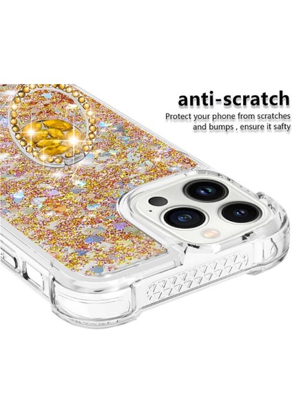 Halka Kickstand Köpüklü IPhone 14 Pro Için Telefon Kılıfı (Yurt Dışından) fırsatları