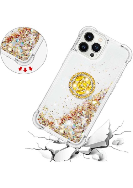 Halka Kickstand Köpüklü IPhone 14 Pro Için Telefon Kılıfı (Yurt Dışından) indirimleri