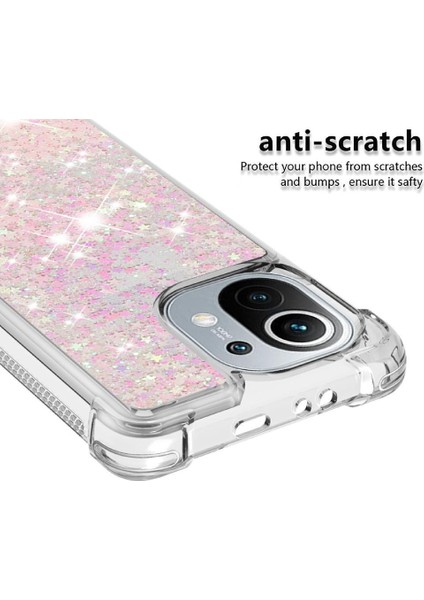 Xiaomi Mi 11 Glitter Sparkle Sevimli Sıvı Akan Tpu Için Telefon Kılıfı (Yurt Dışından) indirimleri