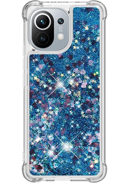 Xiaomi Mi 11 Glitter Sparkle Sevimli Sıvı Akan Tpu Için Telefon Kılıfı (Yurt Dışından) modelleri