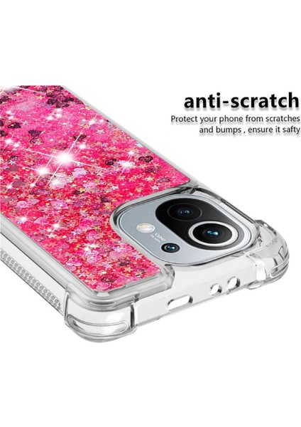 Xiaomi Mi 11 Glitter Sparkle Sevimli Sıvı Akan Tpu Için Telefon Kılıfı (Yurt Dışından) modelleri