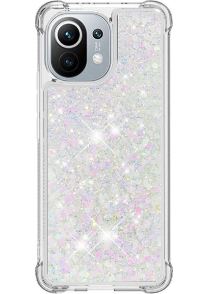 Xiaomi Mi 11 Glitter Sparkle Sevimli Sıvı Akan Tpu Için Telefon Kılıfı (Yurt Dışından) fiyatları