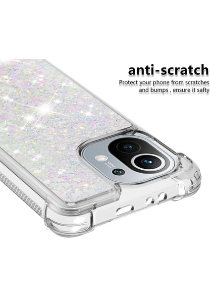 Xiaomi Mi 11 Glitter Sparkle Sevimli Sıvı Akan Tpu Için Telefon Kılıfı (Yurt Dışından) modelleri