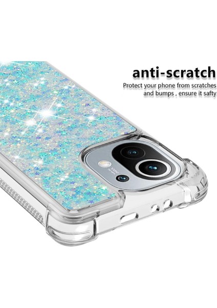 Xiaomi Mi 11 Glitter Sparkle Sevimli Sıvı Akan Tpu Için Telefon Kılıfı (Yurt Dışından) modelleri