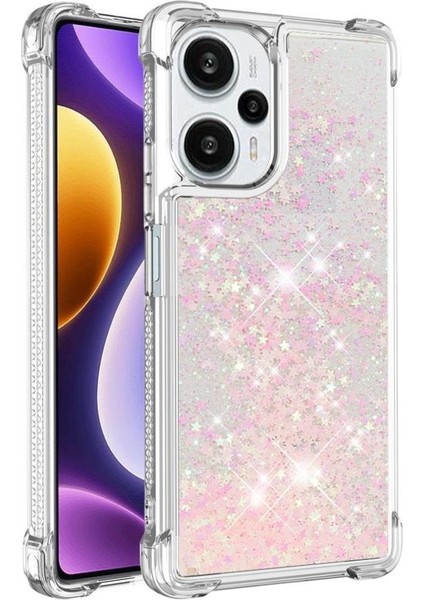 Xiaomi Poco F5 5g Tpu Koruyucu Quicksand Sıvı Için Telefon Kılıfı (Yurt Dışından)