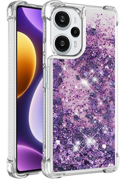 Xiaomi Poco F5 5g Tpu Koruyucu Quicksand Sıvı Için Telefon Kılıfı (Yurt Dışından)
