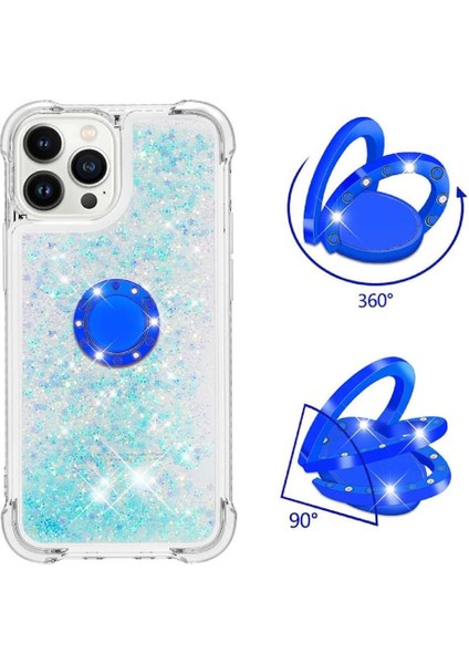 Halka Kickstand Köpüklü IPhone 14 Pro Için Telefon Kılıfı (Yurt Dışından) modelleri