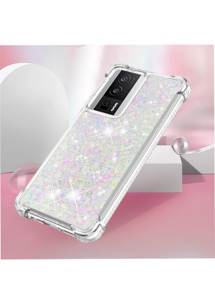 Xiaomi Redmi K60 Darbeye Dayanıklı Quicksand Sıvı Akan Için Telefon Kılıfı (Yurt Dışından) indirimleri