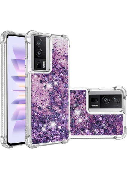 Xiaomi Redmi K60 Darbeye Dayanıklı Quicksand Sıvı Akan Için Telefon Kılıfı (Yurt Dışından) fırsatları