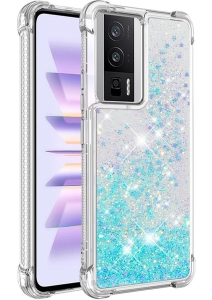 Xiaomi Redmi K60 Darbeye Dayanıklı Quicksand Sıvı Akan Için Telefon Kılıfı (Yurt Dışından)