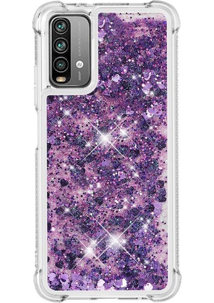 Xiaomi Poco M3 Glitter Sparkle Sevimli Tpu Koruyucu Sıvı Için Telefon Kılıfı (Yurt Dışından) fiyatları