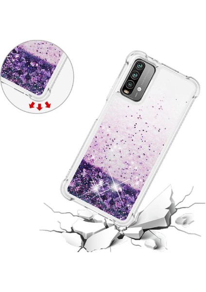 Xiaomi Poco M3 Glitter Sparkle Sevimli Tpu Koruyucu Sıvı Için Telefon Kılıfı (Yurt Dışından) fırsatları