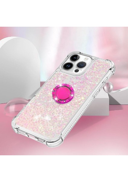 Halka Kickstand Kum ile IPhone 16 Pro Max Için Telefon Kılıfı (Yurt Dışından) indirimleri