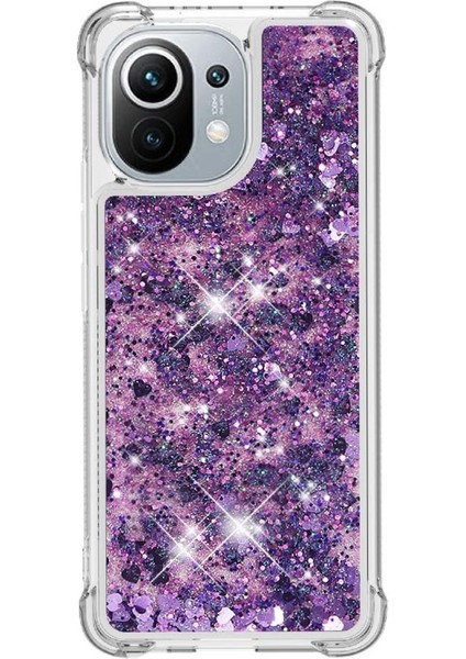 Xiaomi Mi 11 Glitter Sparkle Sevimli Sıvı Akan Tpu Için Telefon Kılıfı (Yurt Dışından) indirimleri