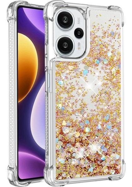 Xiaomi Poco F5 5g Tpu Koruyucu Quicksand Sıvı Için Telefon Kılıfı (Yurt Dışından)