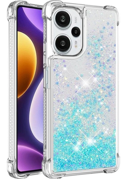 Xiaomi Poco F5 5g Tpu Koruyucu Quicksand Sıvı Için Telefon Kılıfı (Yurt Dışından)