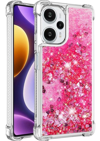 Xiaomi Poco F5 5g Tpu Koruyucu Quicksand Sıvı Için Telefon Kılıfı (Yurt Dışından)