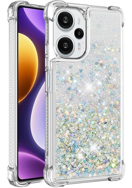 Xiaomi Poco F5 5g Tpu Koruyucu Quicksand Sıvı Için Telefon Kılıfı (Yurt Dışından)