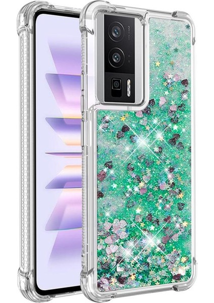 Xiaomi Poco F5 Pro Darbeye Sıvı Akan Tpu Sevimli Için Telefon Kılıfı (Yurt Dışından)