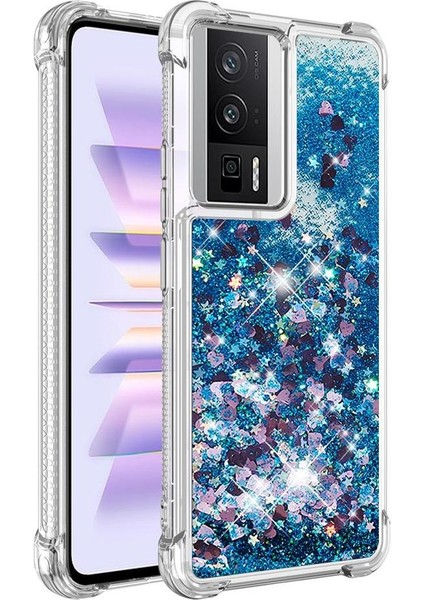 Xiaomi Poco F5 Pro Darbeye Sıvı Akan Tpu Sevimli Için Telefon Kılıfı (Yurt Dışından)