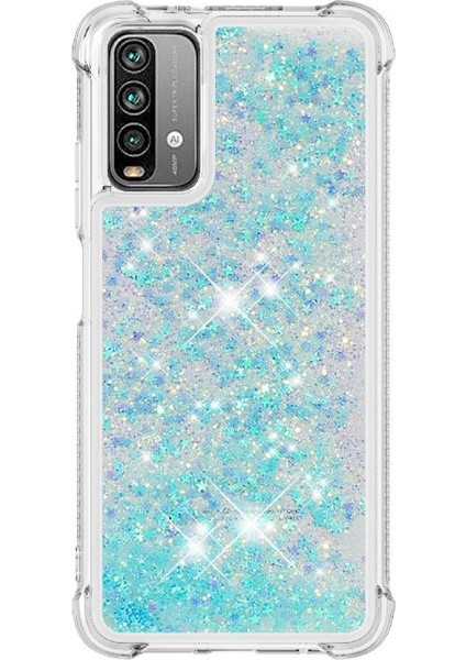 Xiaomi Poco M3 Glitter Sparkle Sevimli Tpu Koruyucu Sıvı Için Telefon Kılıfı (Yurt Dışından) fiyatları