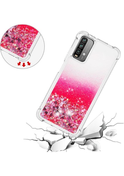 Xiaomi Poco M3 Glitter Sparkle Sevimli Tpu Koruyucu Sıvı Için Telefon Kılıfı (Yurt Dışından) indirimleri