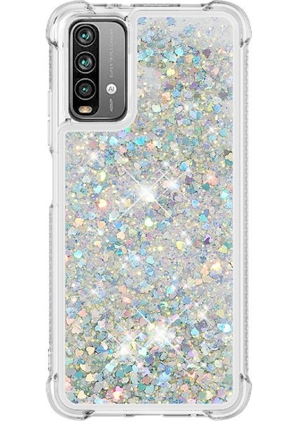 Xiaomi Poco M3 Glitter Sparkle Sevimli Tpu Koruyucu Sıvı Için Telefon Kılıfı (Yurt Dışından) fiyatları