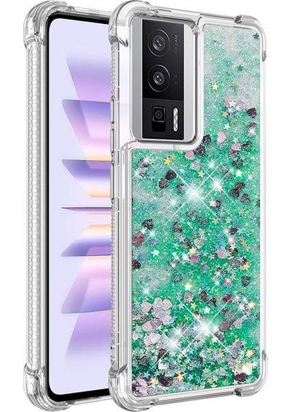 Xiaomi Redmi K60 Darbeye Dayanıklı Quicksand Sıvı Akan Için Telefon Kılıfı (Yurt Dışından)